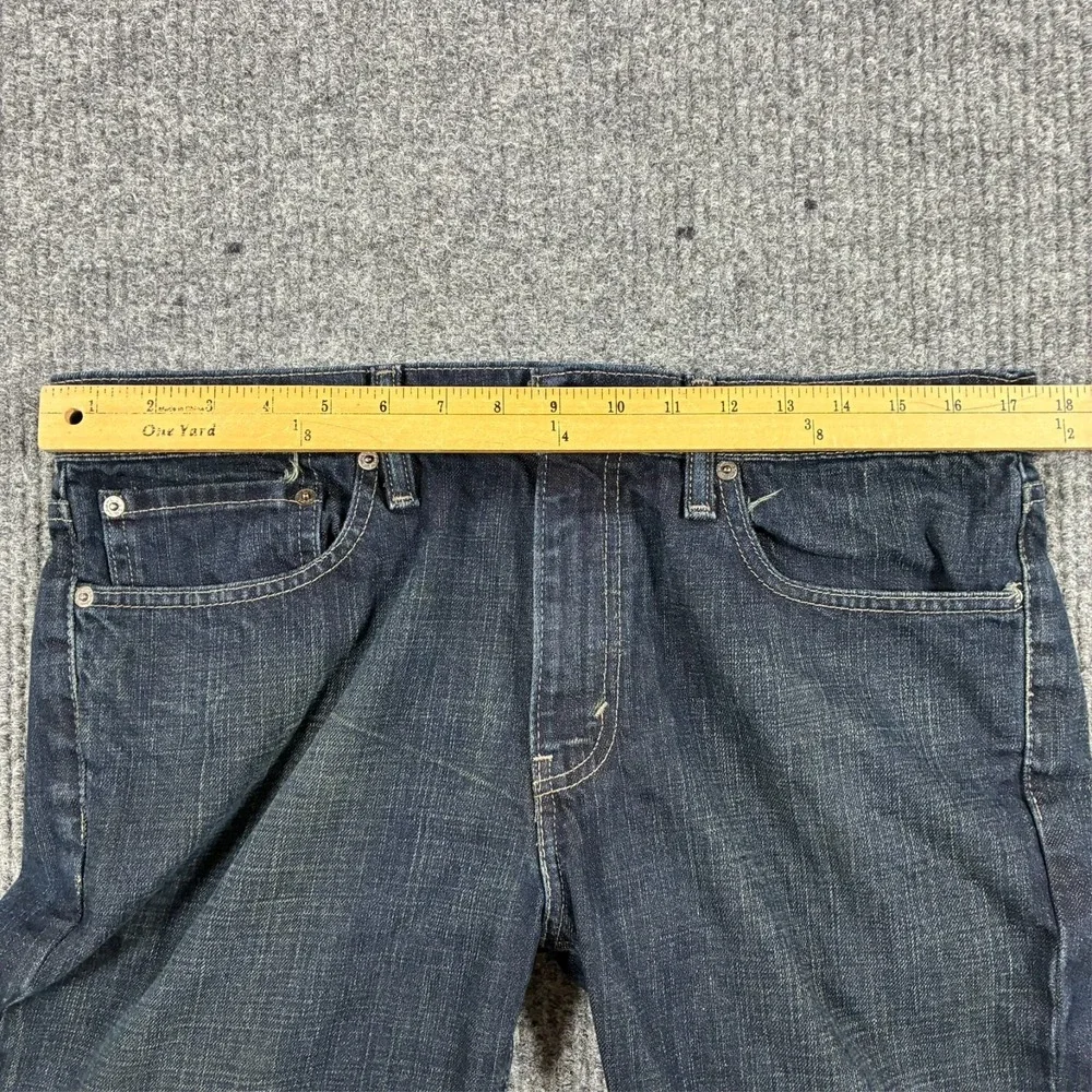 Levi's 511 Mens Straight Jeans Size 34x32 Blue Denim Stretch Low Rise Casual